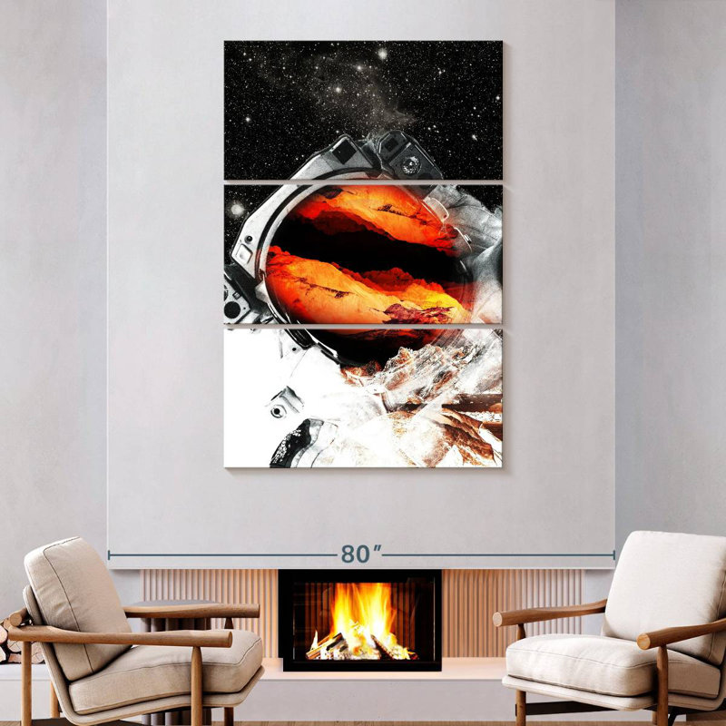 Oberle Mars Odyssey, 74" H x 48" W
