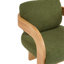 Ensemble de 2 chaises de salle à manger avec dossier coussiné, tissu bouclé, structure en bois massif de couleur naturelle-112335475-112335473
