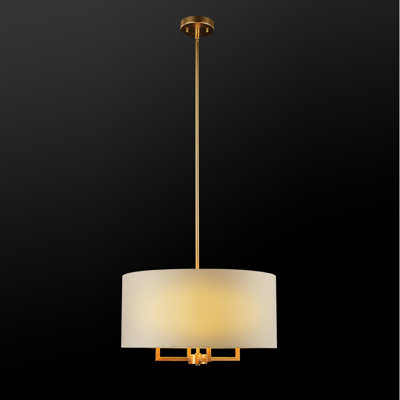 Emery 4 - Light Matte Brass Single Pendant