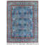 Aryana Wool Southwestern Area Rug in Blue/Rust