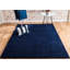 Tapis bleu minuit à poils longs-771185575
