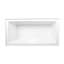 Baignoire de trempage en acrylique 66 po x 32 po Aqua Eden-29272613