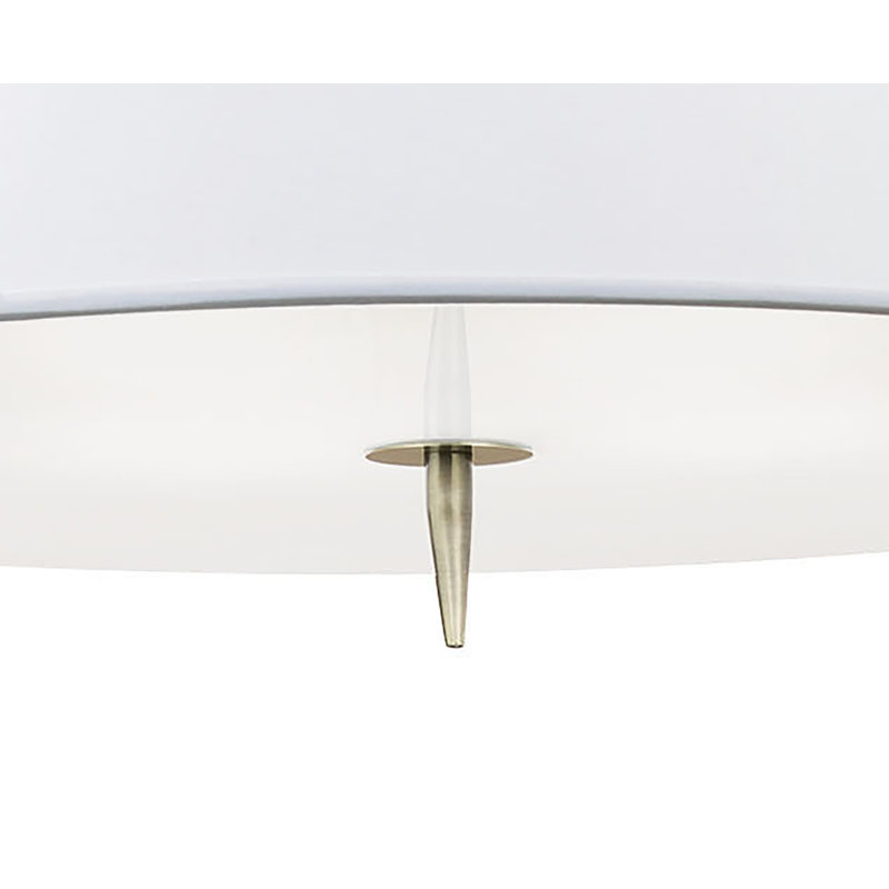 Combs 3 - Light Antique Brass Drum Pendant