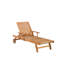 Brodbeck Reclining Sun Lounger with Cushion-559253321