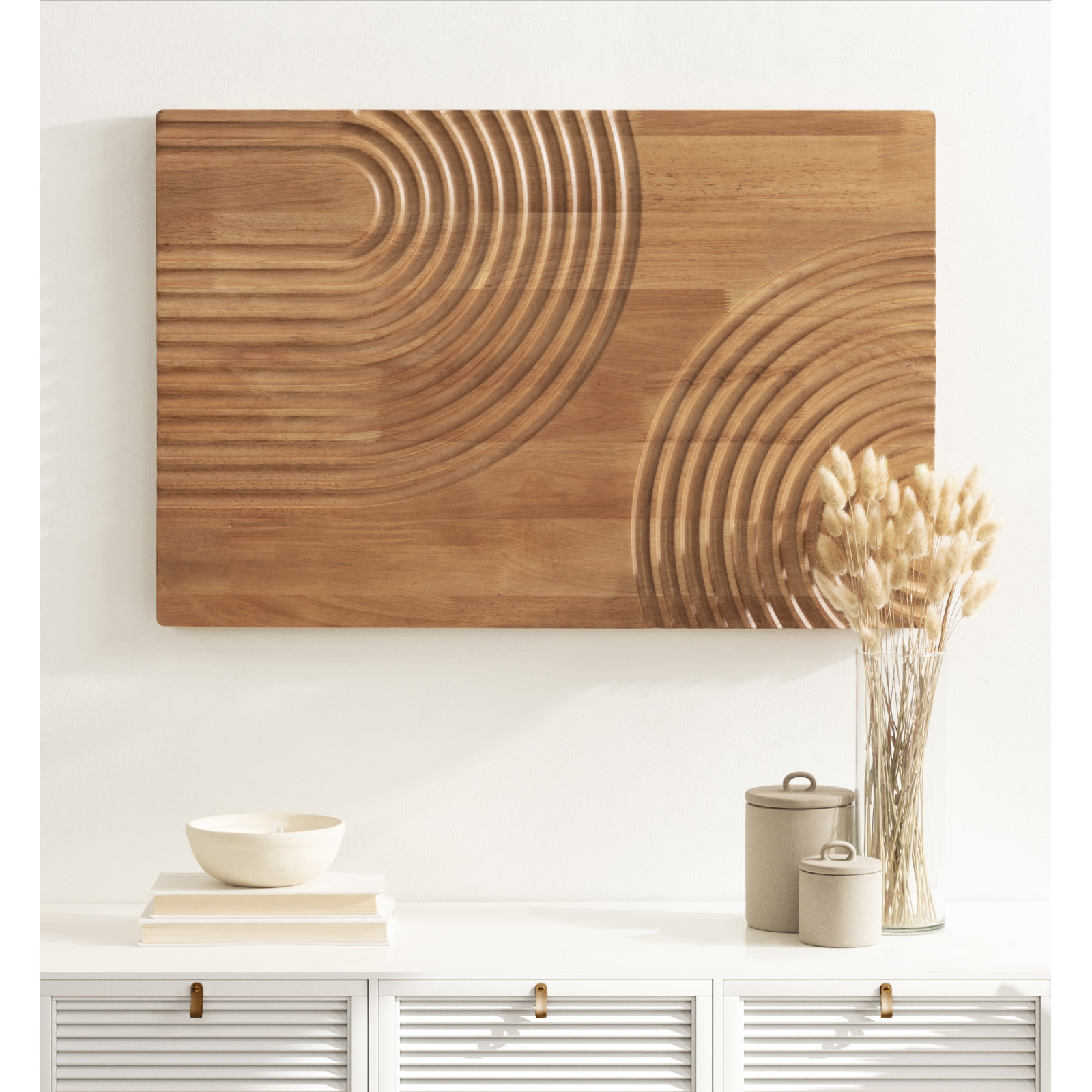 Wood Wall Mounted Sculpture
