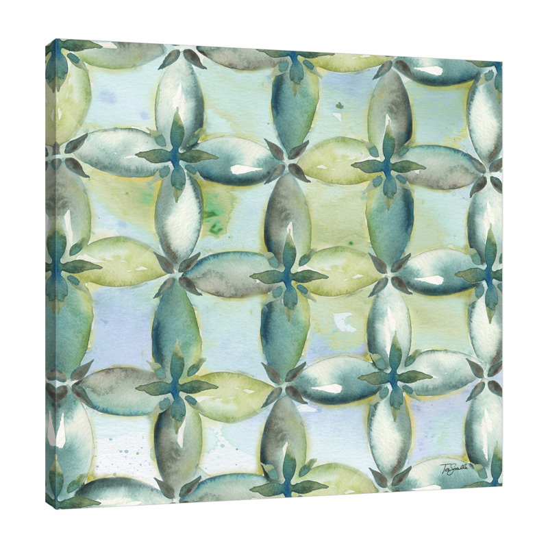 «Geo Arabesque B» par Tre Sorelle Studios - impression sur toile tendue, H 12 po x l 12 po