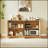 Versatile 63 Inch Vertical Stripe Sideboard With Storage, Curved Wave Design, Ideal For Living Room And Bedroom TV Stand-1934795458