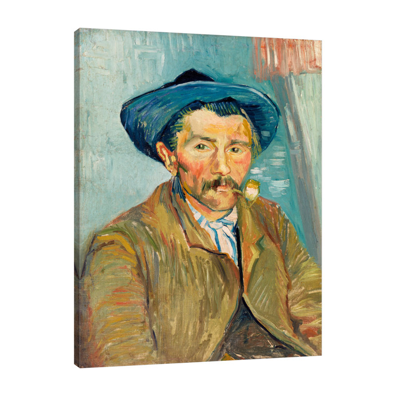 «The Smoker (Le Fumeur)» par Vincent Van Gogh, reproduction sur toile tendue, H 16 po x l 12 po x P 1,5 po