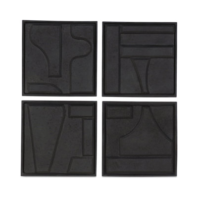Alva Wall Sculpture-Set Of 4