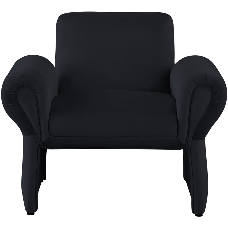 Fleurette 36.5 Wide, Black Velvet