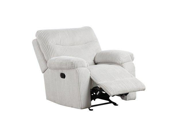 Klauck Upholstered Recliner, Beige