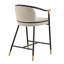 Ensemble de 2 chaises de salle à manger rembourrées avec tabouret de comptoir-1169182514