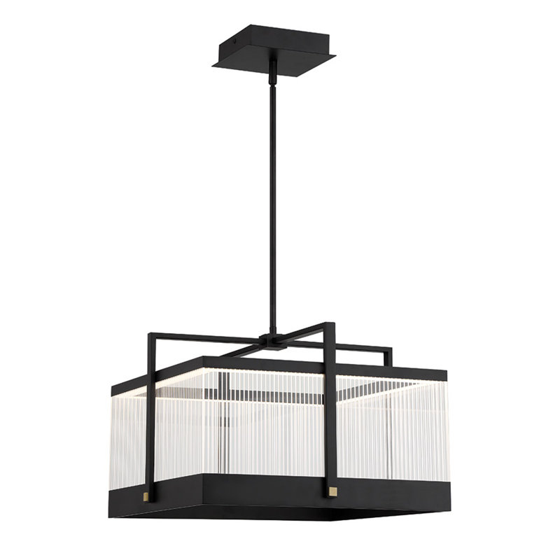 Lustre noir 1 lumière Sally