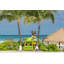 «Mccutchen Caribbean Ocean and Palm Tree Views & City Signs», reproduction de photo sur toile tendue-1360920616