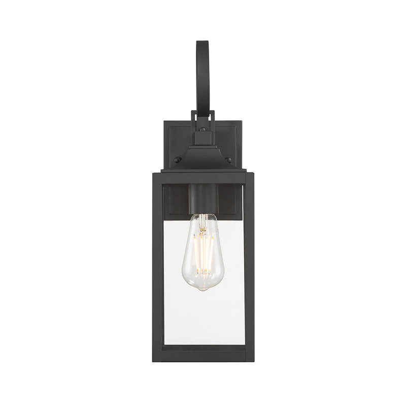 Lanterne d'extérieur 1 lumière de 16,75 po de hauteur Halston, 16.75