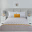 Honey Bee Grey Super Soft Polyester Duvet Set-127408711
