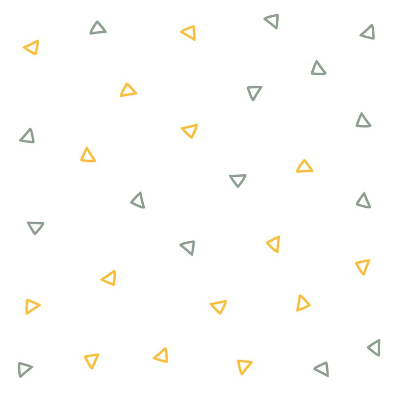 Ashcom Peel & Stick Vinyl Geometric Wallpaper Roll, White/Yellow/Gray