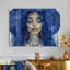 Blue Boho Woman Portrait I - Décoration murale femme boho-146922038-158176266