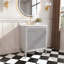 Freestanding Standard Single Vanity Bathroom Vanity With Engineered Marble Top-759658805-759658804