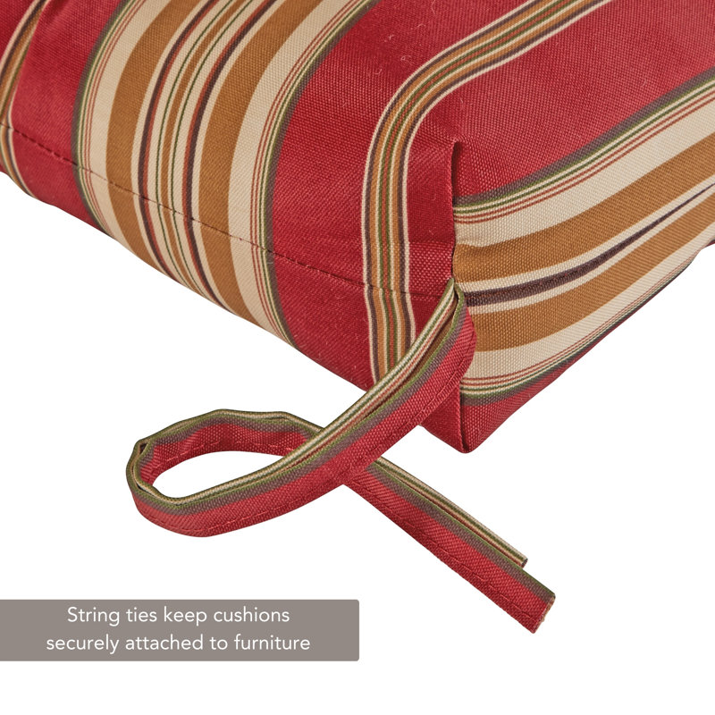 Coussin de chaise longue d'extérieur, Rayures Roma