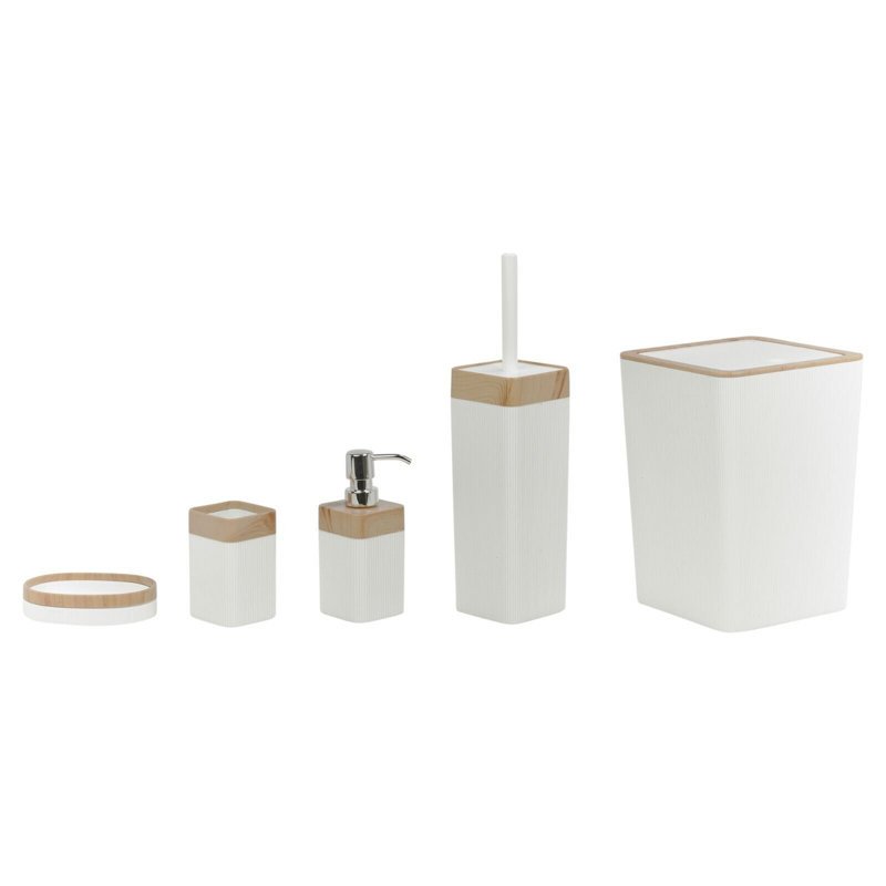 Nirgun Bathroom Accessory Set, White