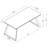 Smith Rectangular Ceramic Top Dining Table