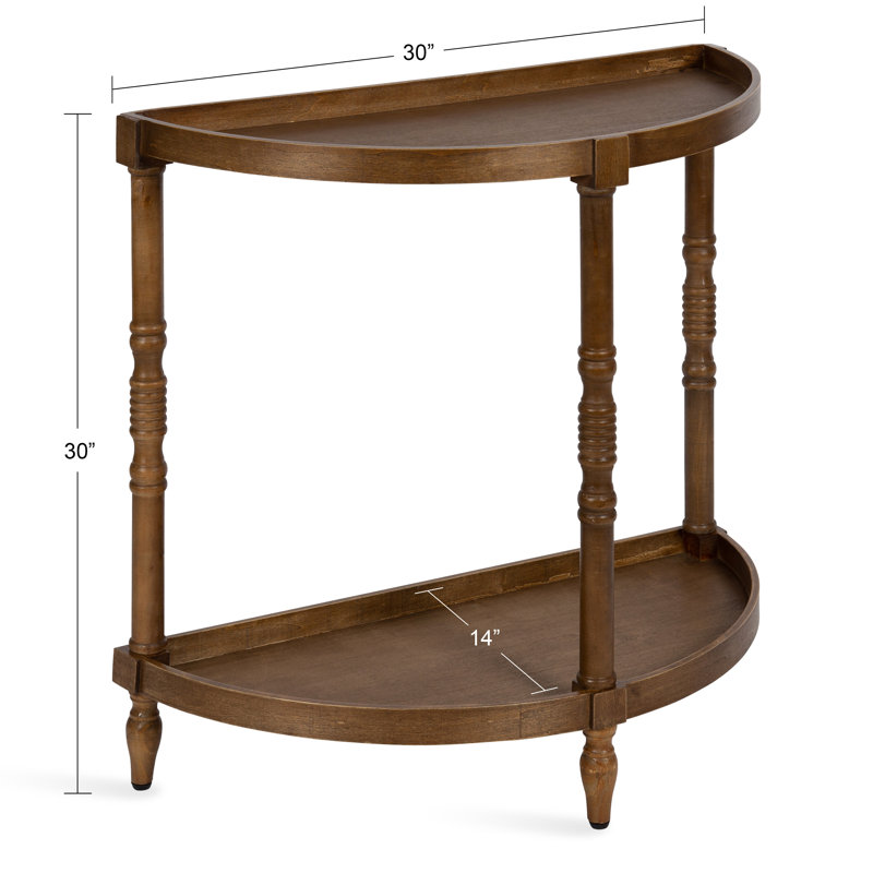 Bublitz 30'' Console Table, Brown