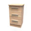 Borgeson 3 Drawer Bedside Cabinet (Ready Assembled)-244702127