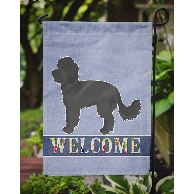 Drapeau impérial Shih Tzu Welcome Garden taille 9EC59815D20042D399EE9FCE8498D299, Maltipoo noir