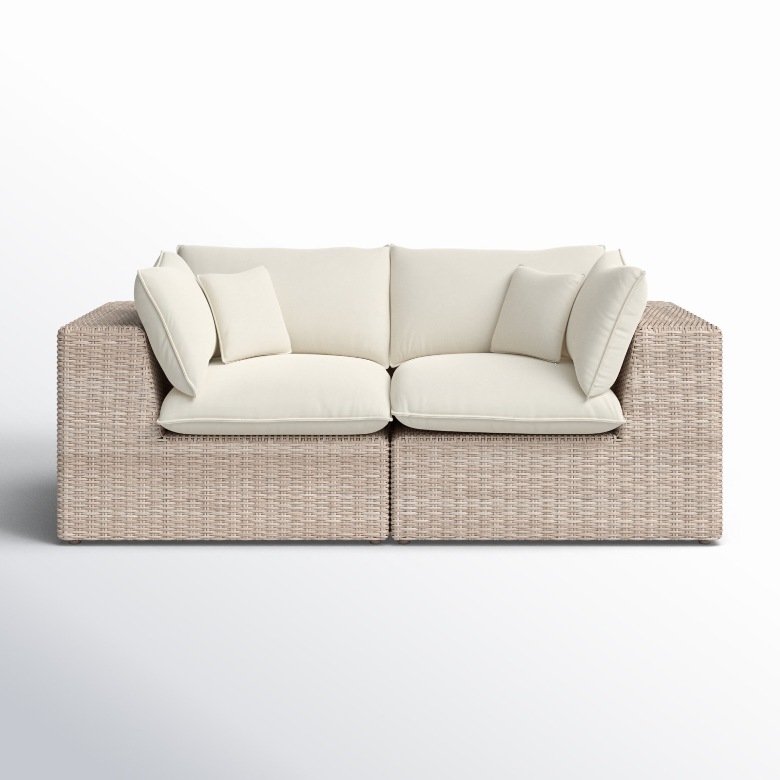 Garden Furniture Brayfield Patio Sectional Davida Outdoor
