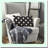 Rustic Polka Dot Throw Pillow Covers - Decorative Cushion Cases for Sofa Couch - Home Decor Accent