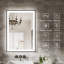 Miroir de salle de bain sans cadre à DEL, miroir intelligent-791606912