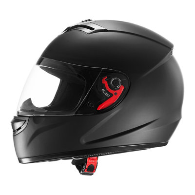 Casque de moto, intégral, casque de motocross pour adultes avec double visière teintée et transparente, Moto Racing Street avec doublure détachable pour hommes et femmes, approuvé DOT (noir mat, M)