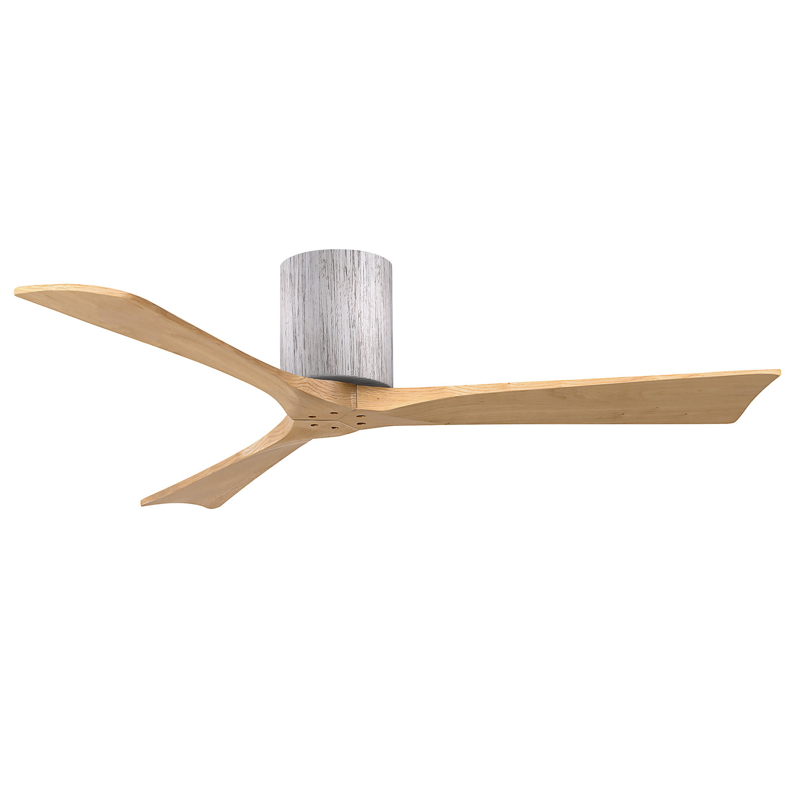 Olivier 3 Blade Ceiling Fan, Barn Wood Tone, Light Maple Tone, 52"
