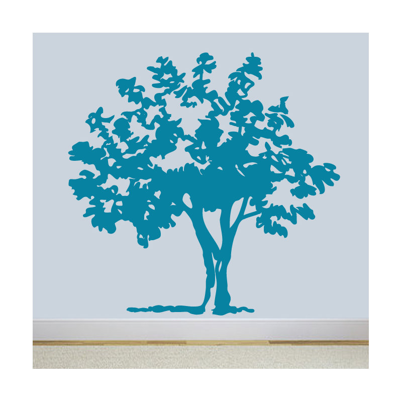 Décalcomanie murale arbre contes, Bleu sarcelle