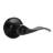 Privacy Door Lever with Round Rosette Keyless Lock-43663574