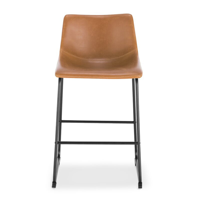 Dietburg Metal Accent Stool, Tan