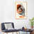 Toile avec cadre en bois beige n'est pas disponible