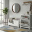 Limestone 2 Piece Shoe Storage Set
