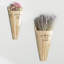 Ensemble de 2 vases muraux en bois naturel Uvo Navarrette