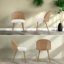 Chaises de salle à manger confortables, style bohème moderne en rotin et métal pour la cuisine