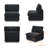 Kessi Slipcovered Armless Chair-1865500594