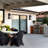 22.5 in Modern Outdoor Wall Lantern with Glass Shade-2101158455