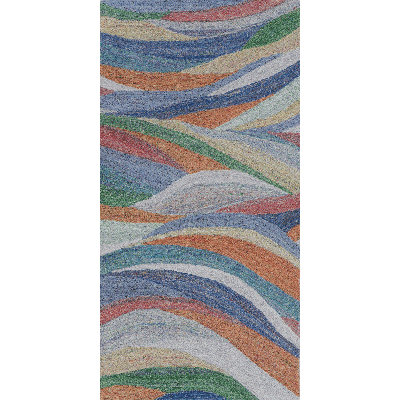 Global Recycled Standard Desertscape Hand-Tufted Recycled Indoor/Outdoor Rug Multicolor