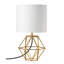 28.5cm Gold Metal Table Lamp (Bulb Included)