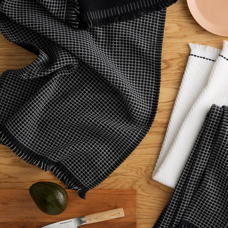 GOURMET SERIES Cotton Waffle Linen Set, Milkshake Tan