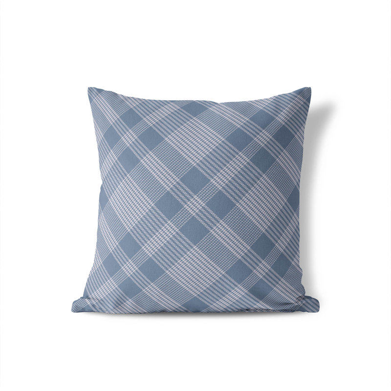 Coussin Lily, Bleu, H 26 po x l 26 po