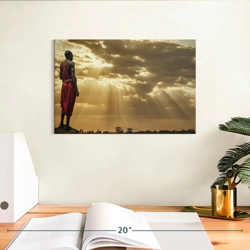 Leisha Masai Glorious Sunset, H 8 po x l 12 po