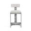 Brooklyn Upholstered Stool with Solid Wood Frame-70809194