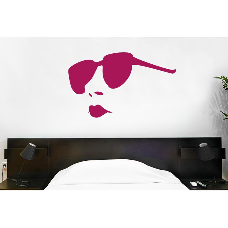 Entertainment Wall Decal, Violet, Medium